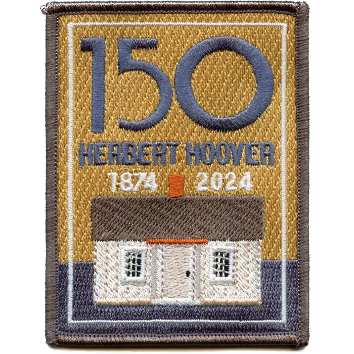 150 Herbert Hoover Patch Engineer President Statesman Sublimated Iron On Copy Patch Collection 5097246