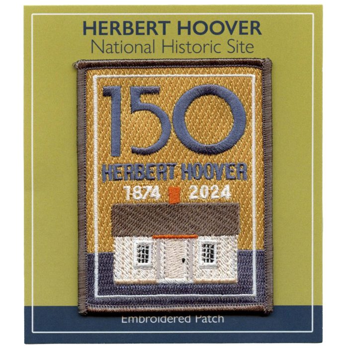150 Herbert Hoover Patch Engineer President Statesman Sublimated Iron On Copy Patch Collection 5097384