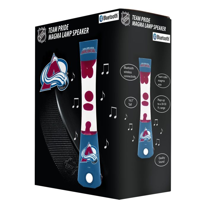 Colorado Avalanche Magma Lamp Speaker Box 1