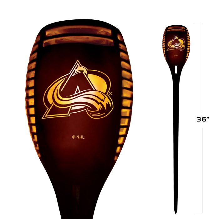 Colorado Avalanches LED Solar Torch Double 1