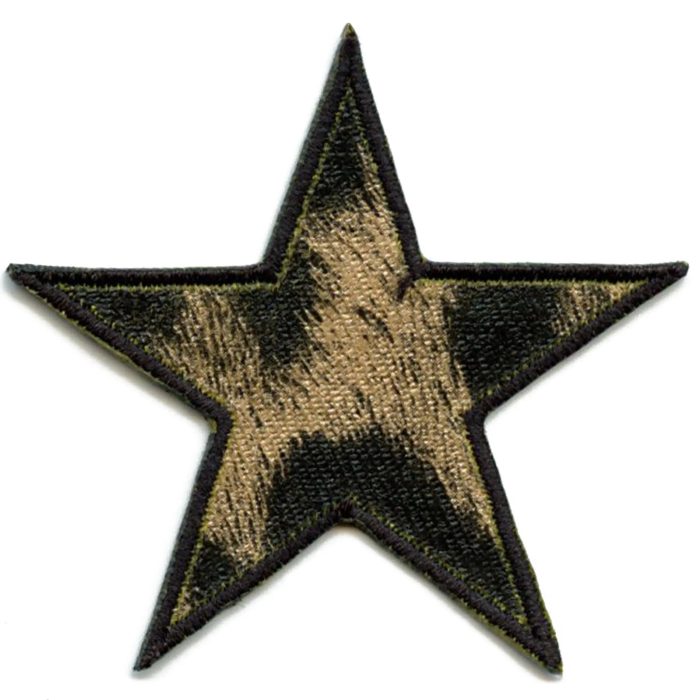 Cow Print Star Patch Western Country Aesthetic Embroidered Iron on Copy Patch Collection 5363585