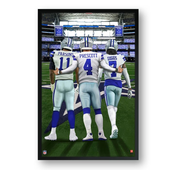 DALLAS COWBOYS 3 Player Art 1 Product