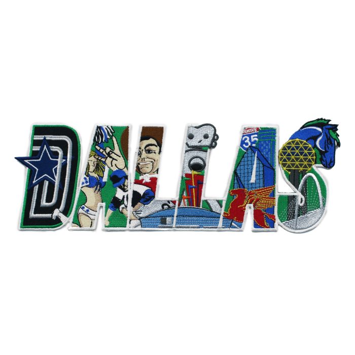 DallasLargeIconicCollageCity 1 PC 12851