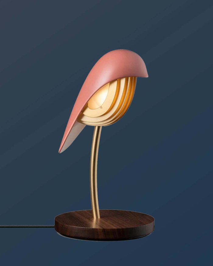 DeskLampBIRDBurntBrick