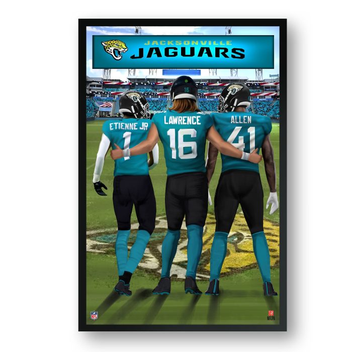 JACKSONVILLE JAGUARS 3 Player Art 1 Product
