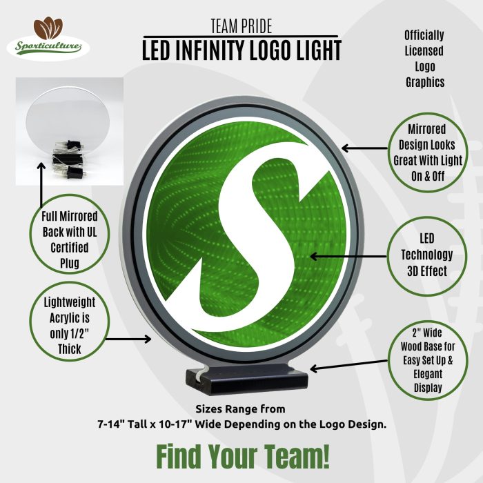 LED Infinity Logo Light Infographic