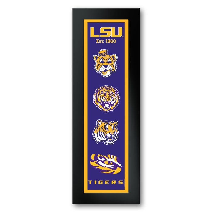 LSU TIGERS Logo Heritage Print 1 Product