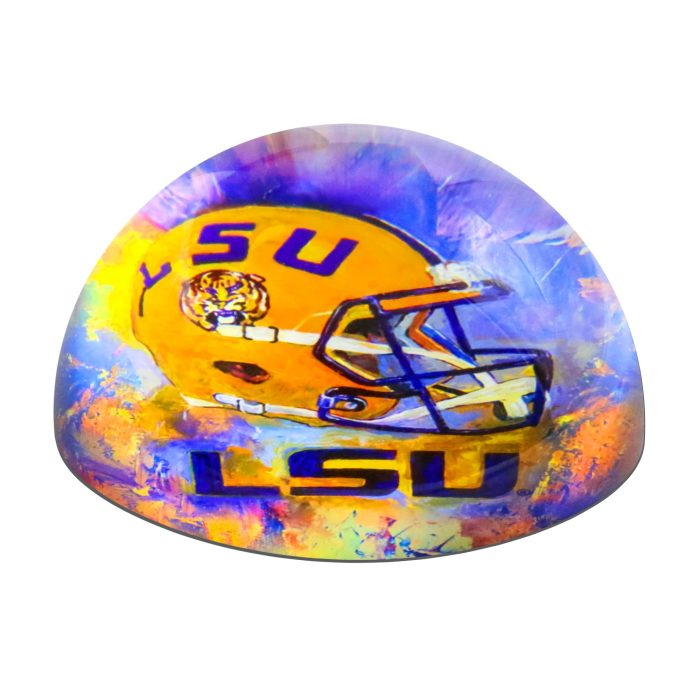 LSU Tigers Dome Paperweight Angled 1