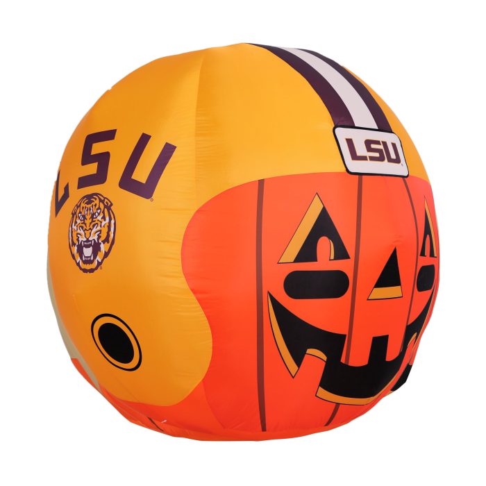 LSU Tigers Inflatable Jack O Helmet Angle