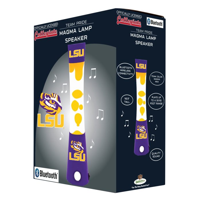 LSU Tigers Magma Lamp Speaker Box 1