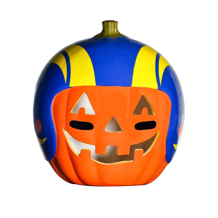 Los Angeles Rams Ceramic Helmet Pumpkin Cap Front
