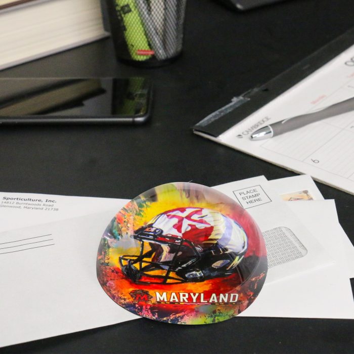 Maryland Terrapins Dome Paperweight Lifestyle 1