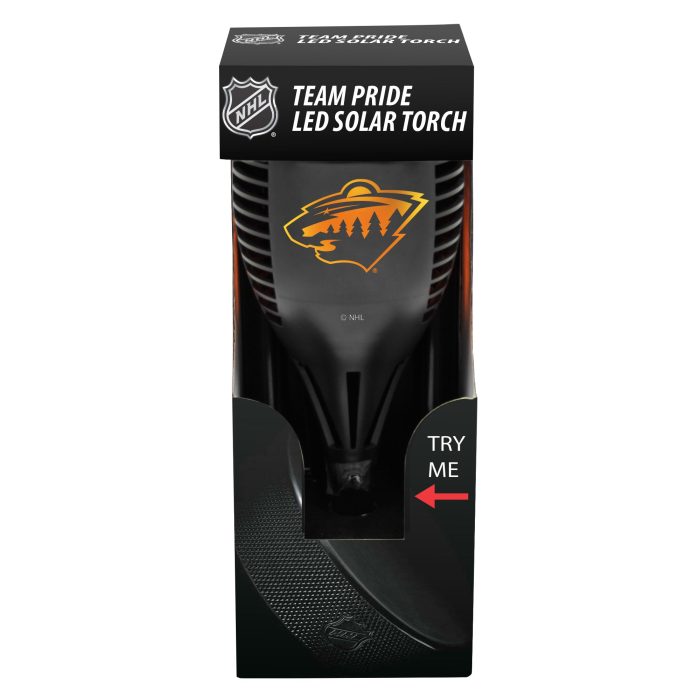 Minnesota Wild LED Solar Torch Box 1