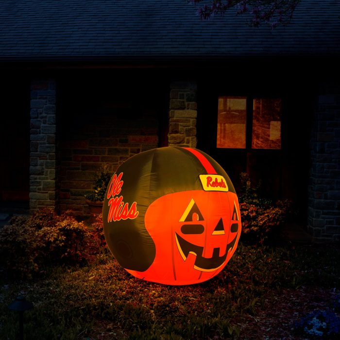Mississippi Ole Miss Inflatable Jack O Helmet Lifestyle Night 1