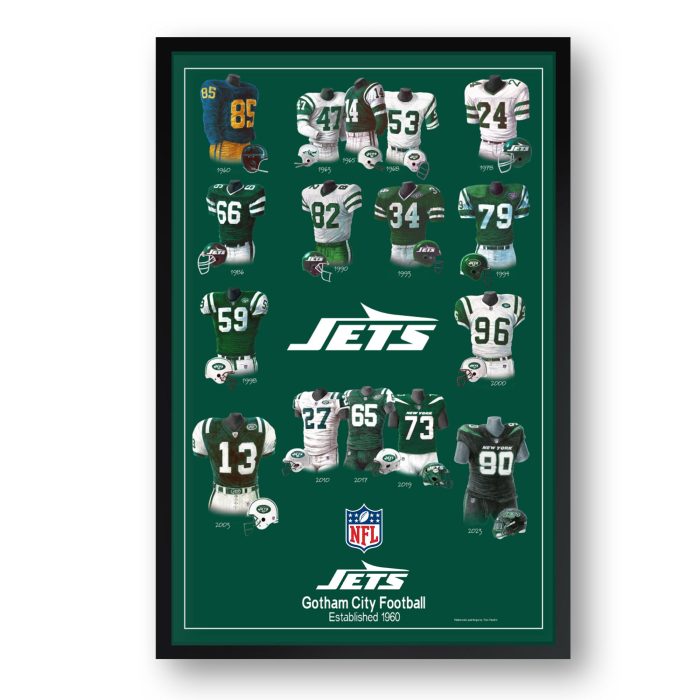 New York Jets Vertical Uniform Art 1 Product