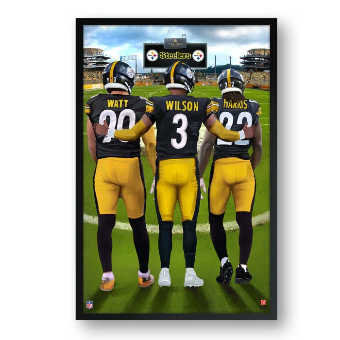PITTSBURGH STEELERS 3 Player Art 1 Product