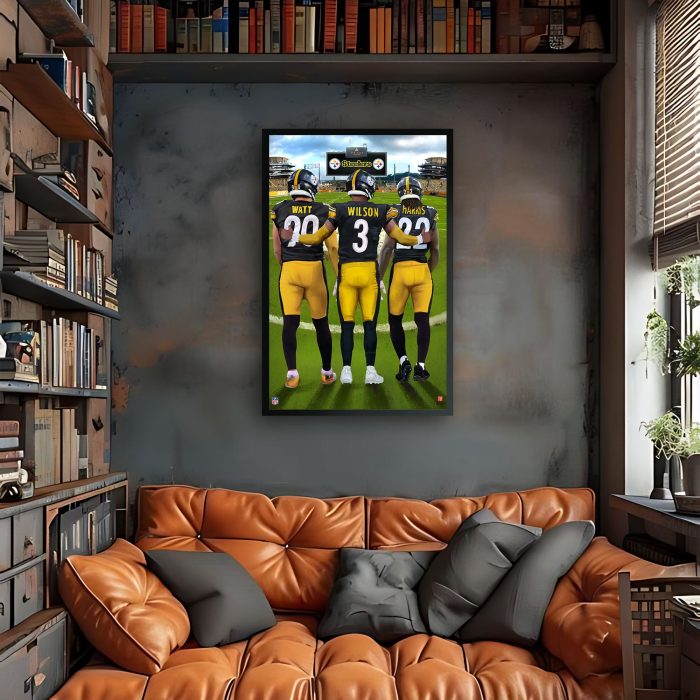 PITTSBURGH STEELERS 3 Player Art 2 Lifestyle