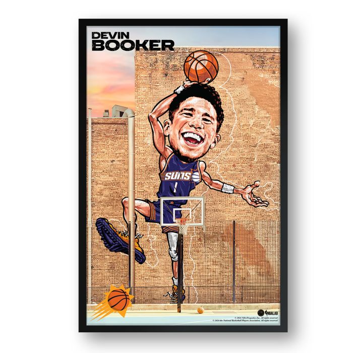 Phoenix Suns BOOKER WALL Art 1 Product