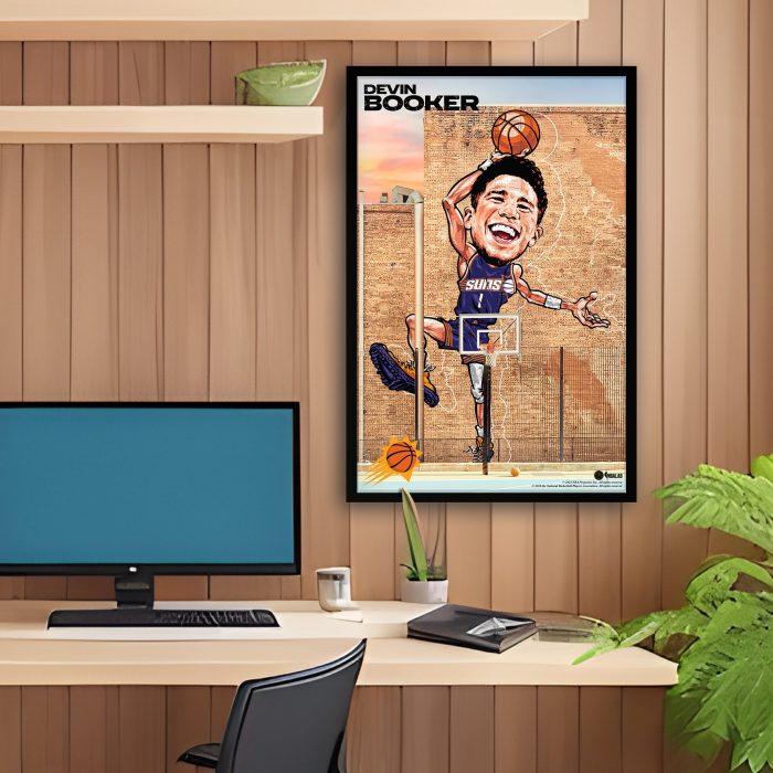 Phoenix Suns BOOKER WALL Art 3 Lifestyle