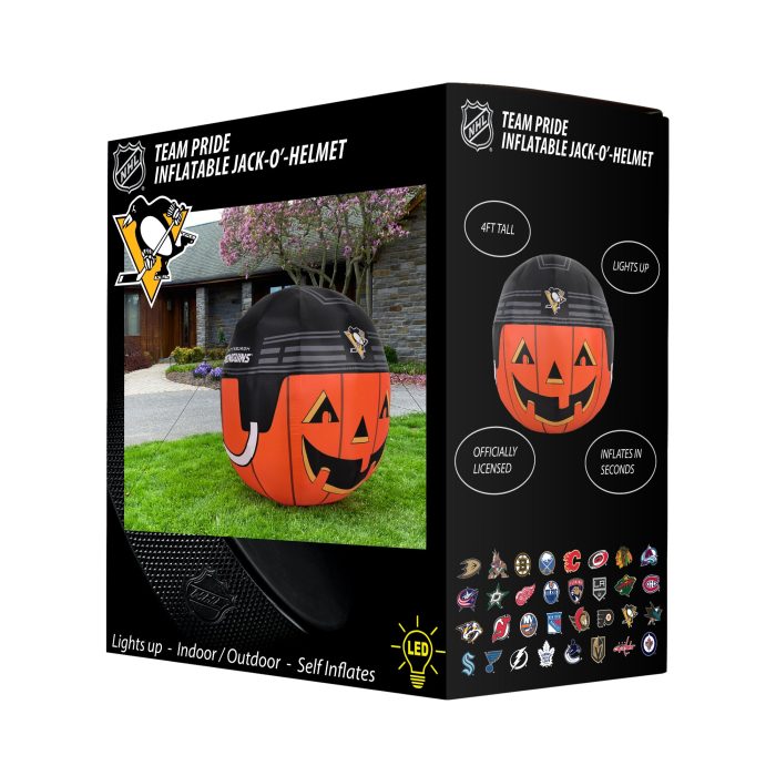 Pittsburgh Penguins Inflatable Jack O Helmet Box 1