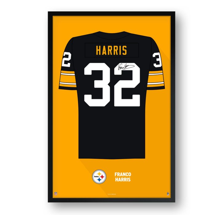 Pittsburgh Steelers Throwback Franco Harris 1 Framed
