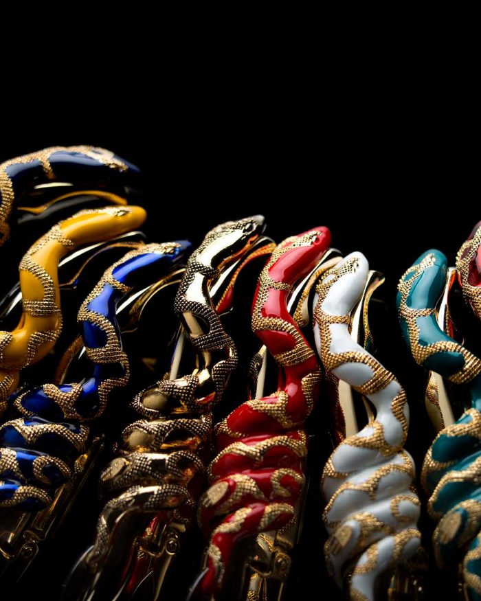 RCHMPT15S1 WineOpenerSNAKEAntiqueGoldinLuxuryBoxSnake 3
