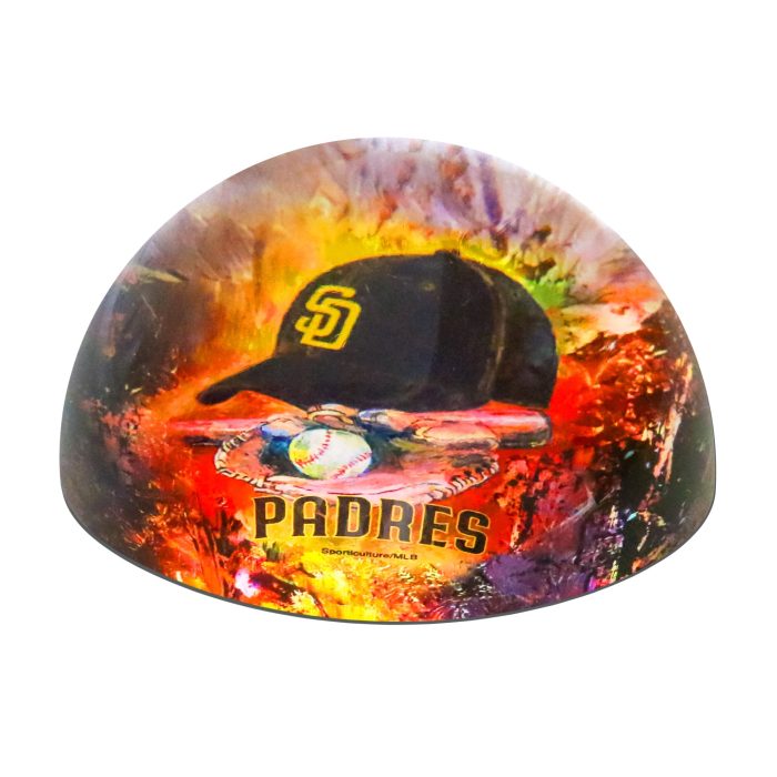 San Diego Padres Dome Paperweight Angled 1