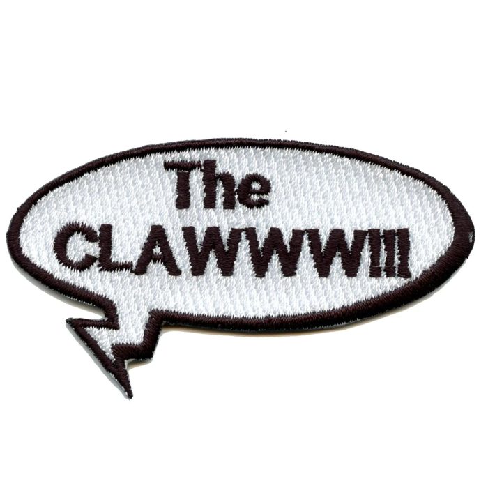 THE CLAWWW Word Bubble Embroidered Iron On Patch Patch Collection 3946766