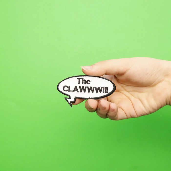 THE CLAWWW Word Bubble Embroidered Iron On Patch Patch Collection 3946893