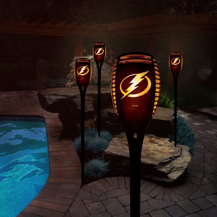 Tampa Bay Lightning LED Solar Torch Lifestyle Pool 1