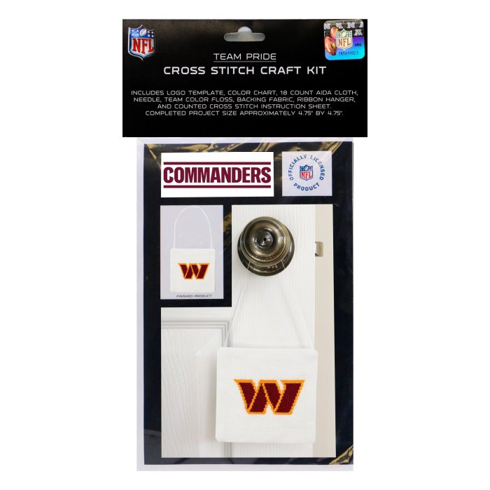 Washington Commanders Cross Stitch Package 1