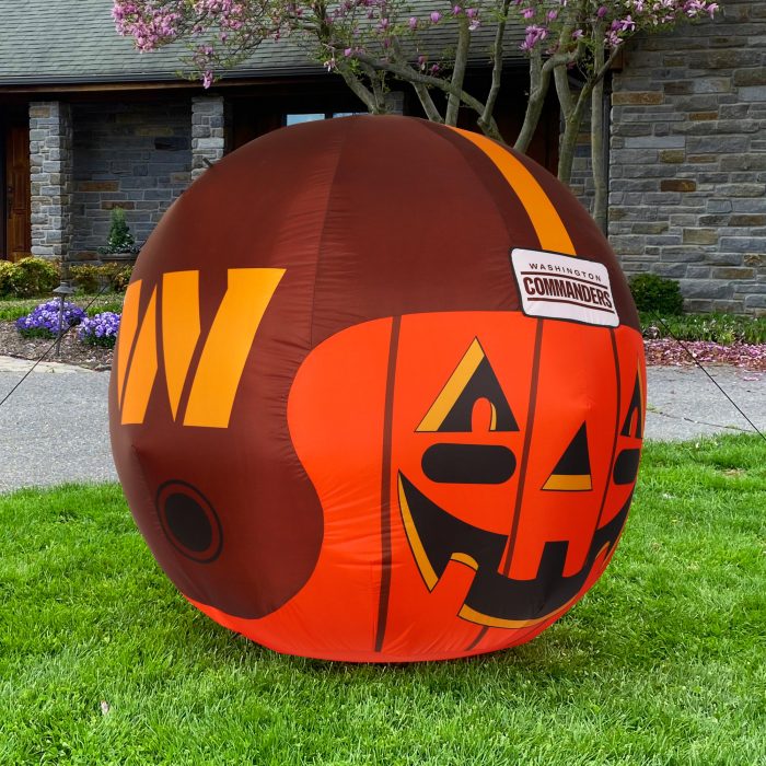 Washington Commanders Inflatable Jack O Helmet Lifestyle 1
