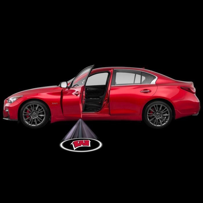 Wisconsin Badgers LED Car Door Light 1