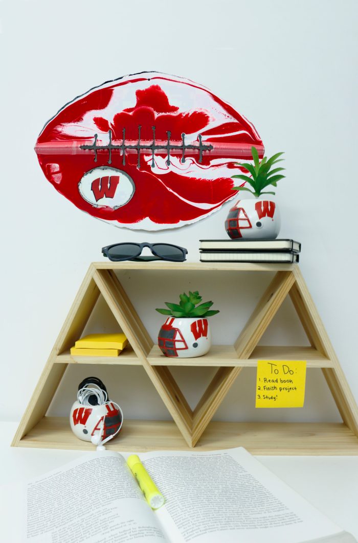 Wisconsin Badgers metal helmet lifestyle scaled
