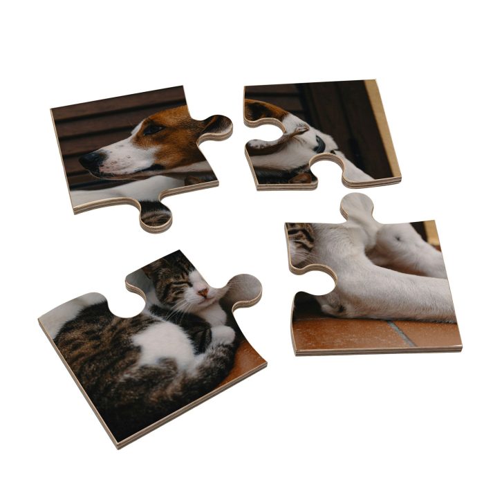 add your photo wooden puzzle coasters 8