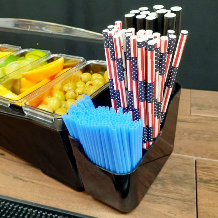 condiment holder 6 compartment roll top 2