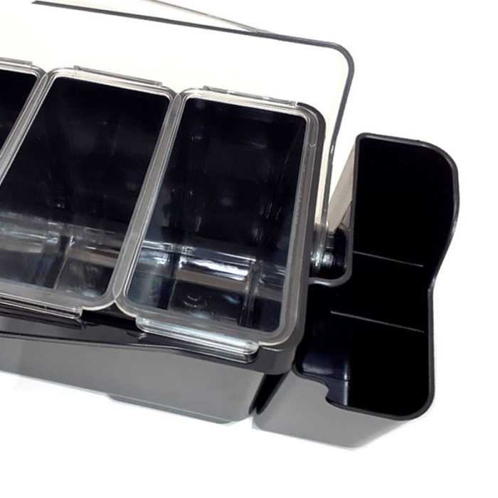 condiment holder 6 compartment roll top 3
