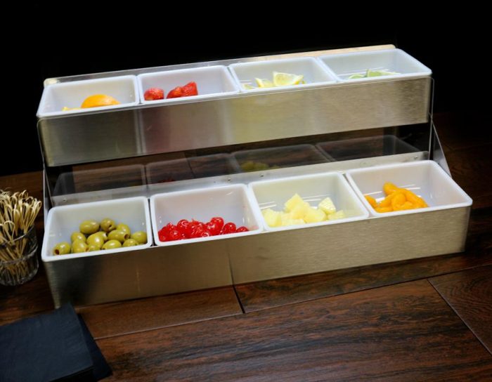 condiment holder double layer 800bpc 3
