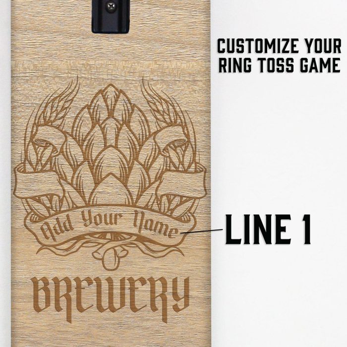 engraved custom beer hob ribbon wall mounted ringtoss 7