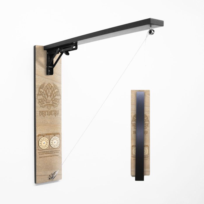 engraved custom beer hob ribbon wall mounted ringtoss