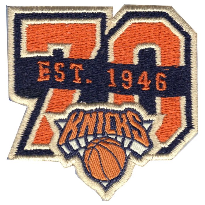 knicks 70ths jersey patch 1