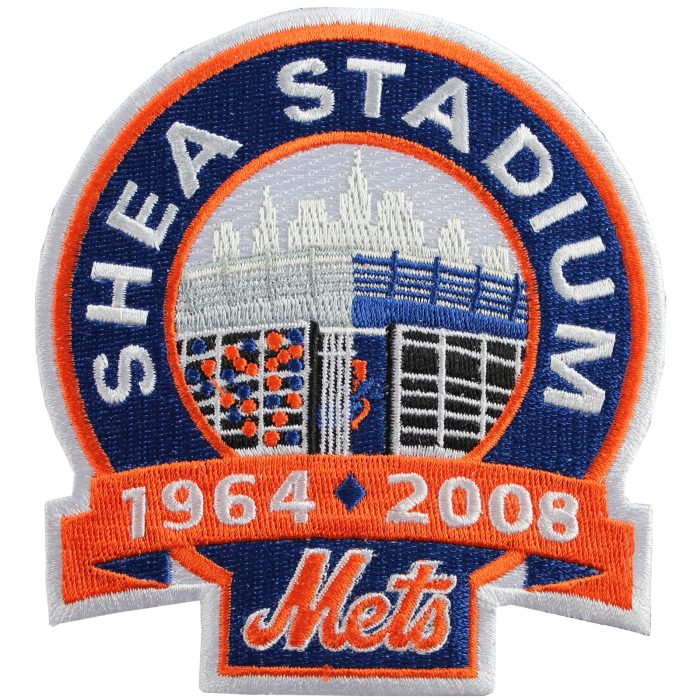 new york mets shea stadium patch